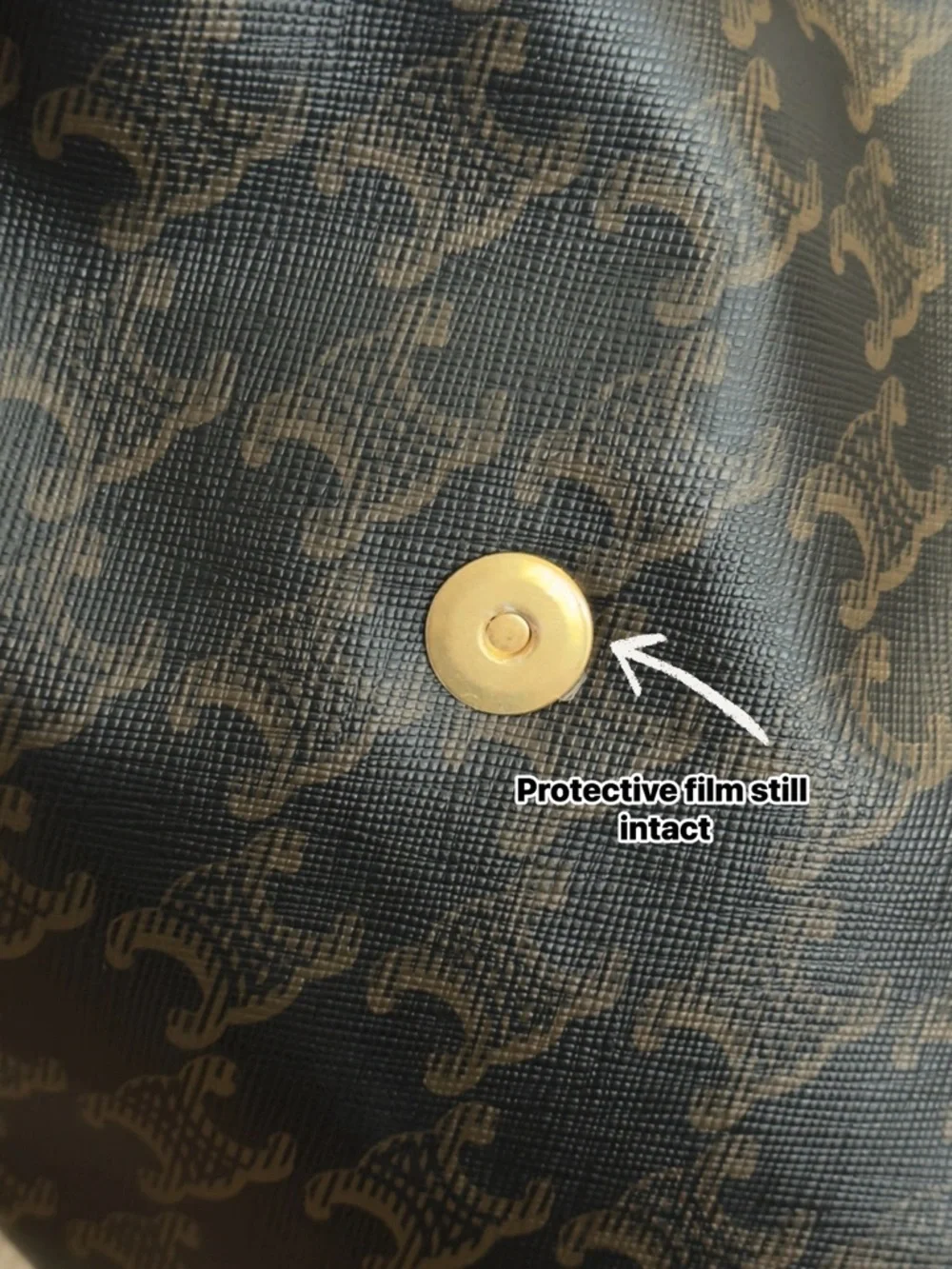 Celine Folco Backpack Triomphe Coated Canvas Mini - Picture 9 of 9